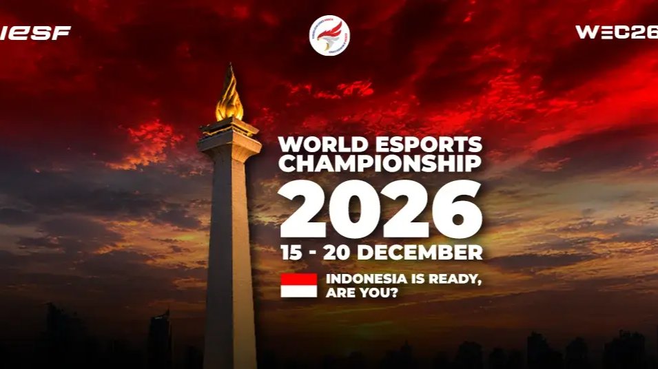 World Esports Championship 2026 Kembali ke Indonesia, Siap Digelar 15-20 Desember 2026